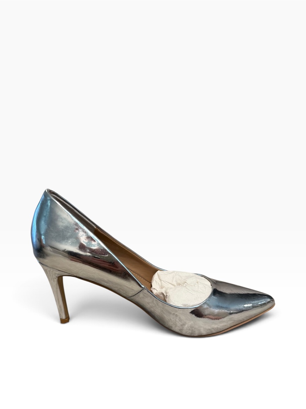 Wendy Williams Metallic Silver Pointed-Toe Stiletto Pump
